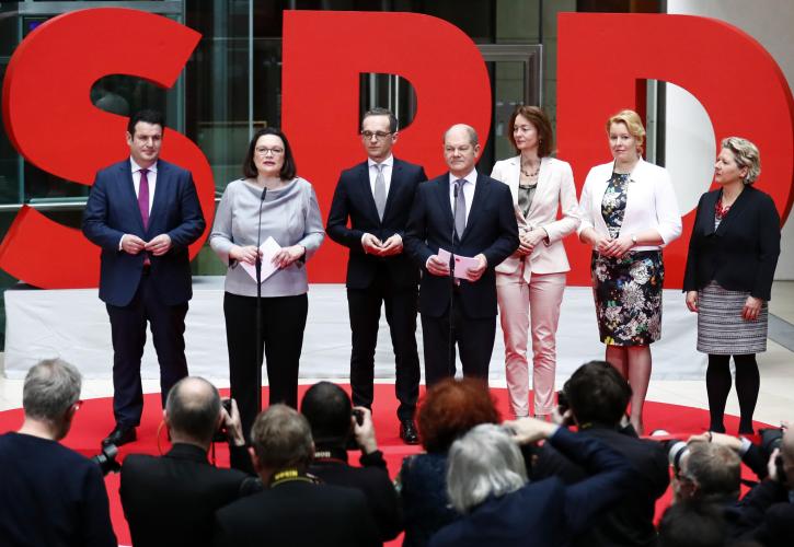 Γερμανικές εκλογές: Το SPD θα ζητήσει εσωκομματική έγκριση για συμμετοχή στην κυβέρνηση