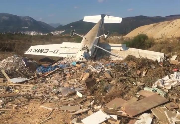 Έπεσε αεροσκάφος στην Ξάνθη – Δύο τραυματίες 