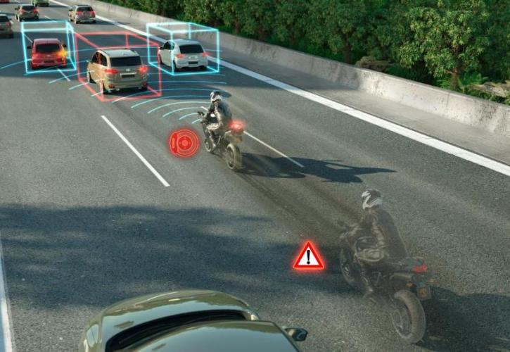 Mε τεχνολογίες ασφαλείας αυτοκινήτων οι μελλοντικές μοτοσικλέτες!