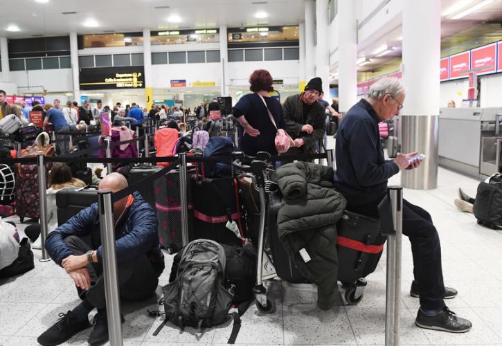 Βρετανία: 150 ακυρώσεις πτήσεων σήμερα «παγώνουν» ταξίδια προς ευρωπαϊκές πόλεις