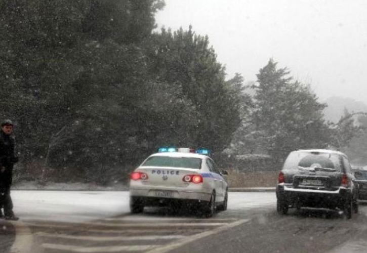 Διακοπή κυκλοφορίας στη λεωφόρο Πάρνηθας