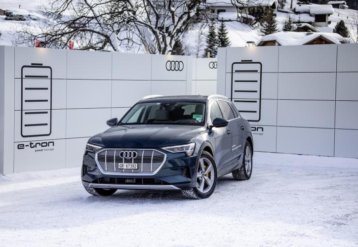 Audi e-tron: Έκλεψε την παράσταση στο Παγκόσμιο Οικονομικό Φόρουμ του Νταβός