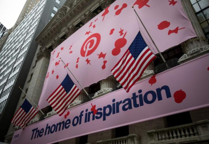 Πάνω από τις εκτιμήσεις τα κέρδη της Pinterest στο γ' τρίμηνο