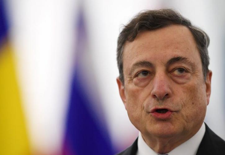 Ντράγκι: Τα μέτρα της ΕΚΤ δημιούργησαν 10 εκατομμύρια θέσεις εργασίας