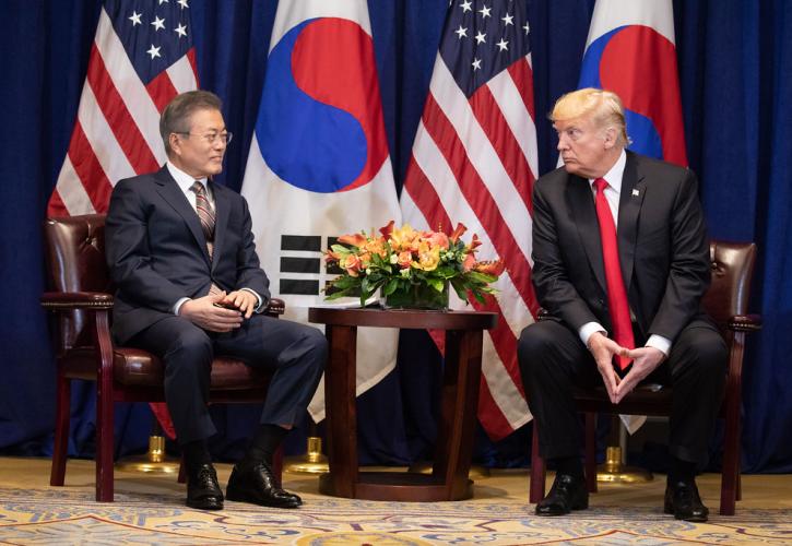 Συνάντηση Μουν Τζε Ιν - Ντόναλντ Τραμπ τέλος Ιουνίου με «ατζέντα» για την Βόρεια Κορέα