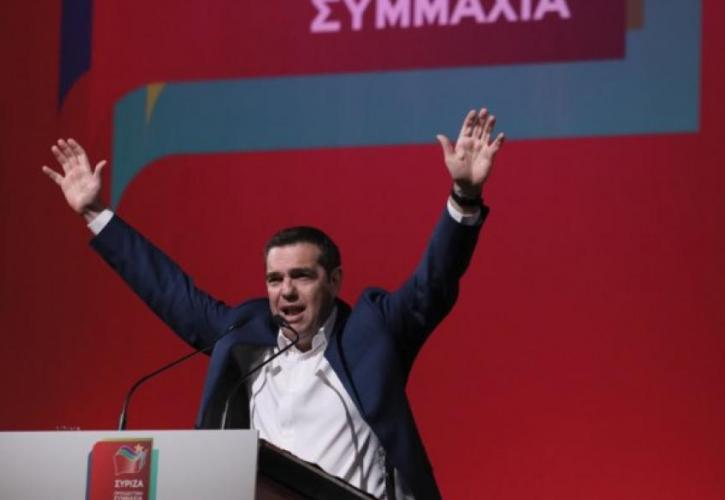 Στη Θεσσαλονίκη μιλάει ο Τσίπρας - Aισιοδοξία για το αποτέλεσμα των ευρωεκλογών