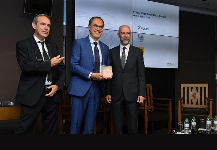 Κορυφαία διάκριση για την ομάδα Επενδυτικών Σχέσεων του ΟΠΑΠ