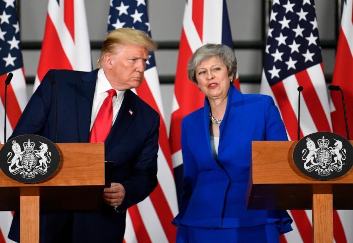 Τραμπ: Οι ΗΠΑ δεσμεύονται για μια εμπορική συμφωνία με την Βρετανία