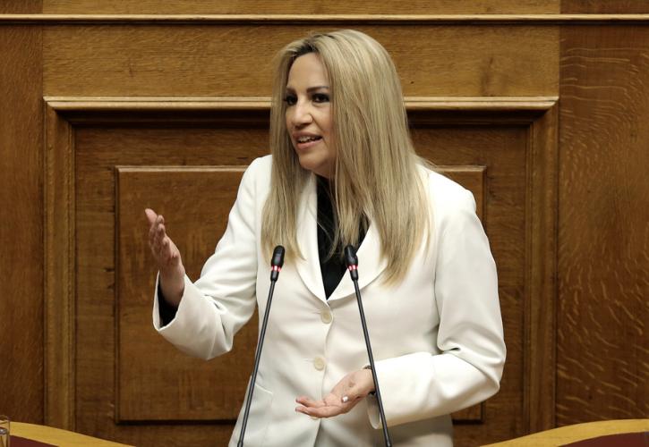 Γεννηματά προς Μητσοτάκη: ”ΘΑ” μιλήσετε στο μέλλον για τη ΔΕΗ