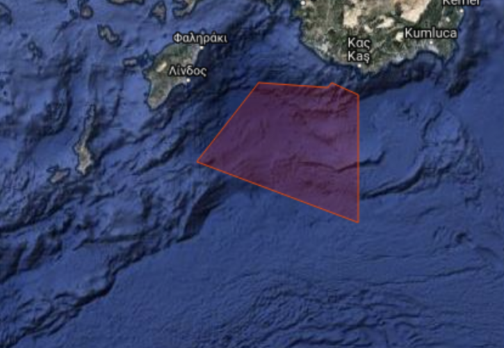 Νέα πρόκληση από την Τουρκία: NAVTEX κοντά στη Ρόδο
