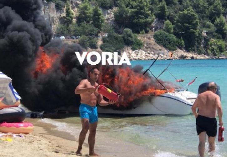 Έκρηξη σε σκάφος στη Χαλκιδική - δύο τραυματίες | Insider
