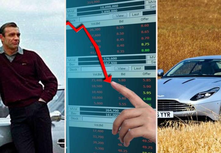 Η Αston Martin έχει τη χειρότερη μετοχή στον κλάδο του αυτοκινήτου