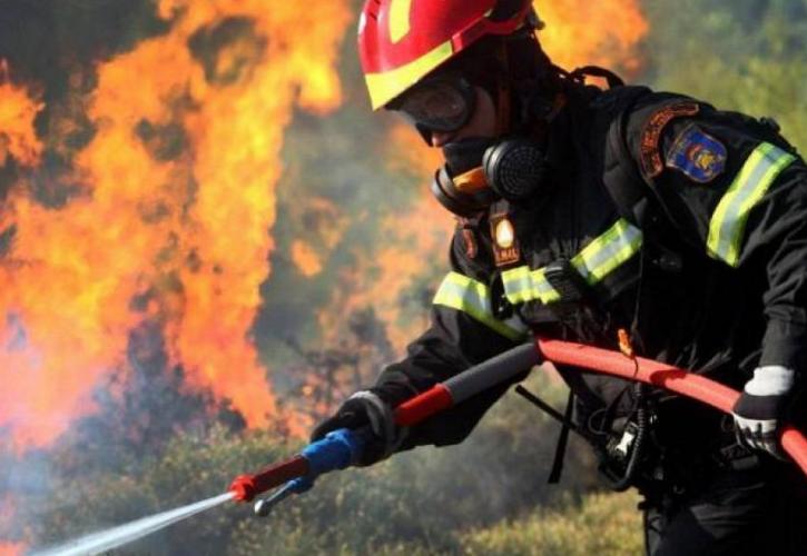 Υποχωρεί η φωτιά στα Μέγαρα - Ενισχύονται οι δυνάμεις στο Μαρκόπουλο