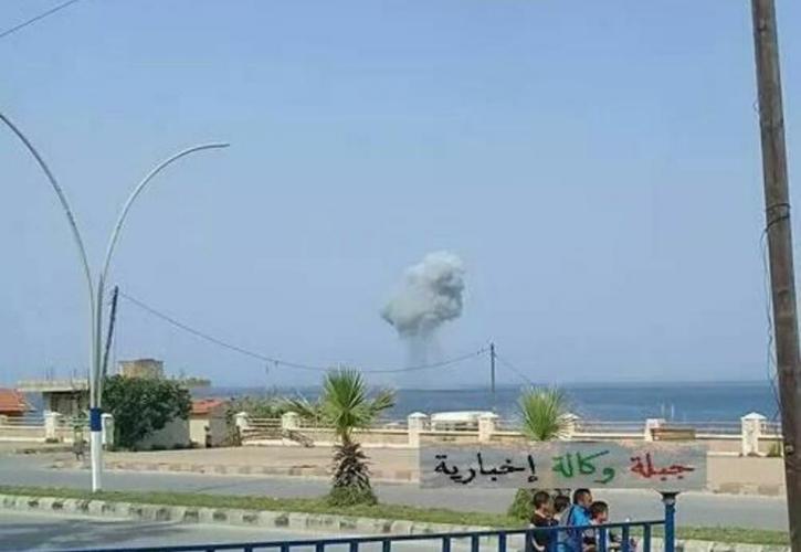 Ισχυρή έκρηξη στο λιμάνι της Δαμασκού στη Συρία