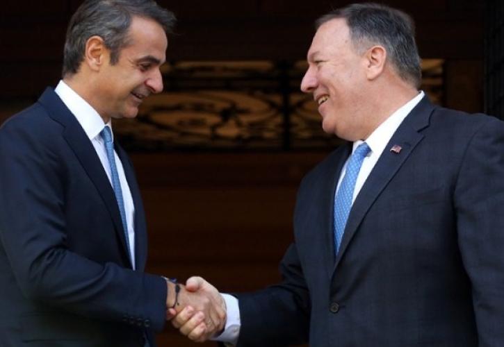 Μητσοτάκης: Εποικοδομητική η συνάντηση με τον Πομπέο
