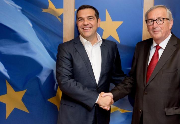 Τσίπρας σε Γιούνκερ: Θέμα αξιοπιστίας της ΕΕ οι ενταξιακές διαπραγματεύσεις με τη Βόρεια Μακεδονία
