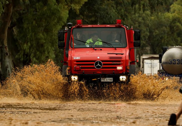 Ρόδος: Προβλήματα από ισχυρή βροχόπτωση τη νύχτα - Ήχησε το 112