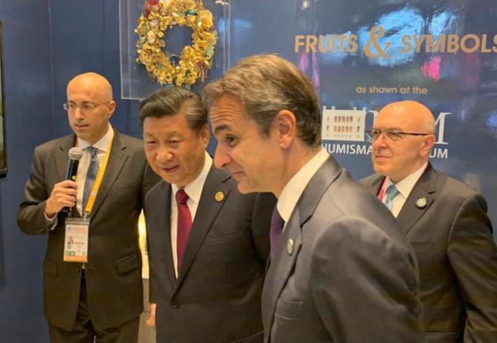 Στο ελληνικό περίπτερο της China International Import Expo ο Κινέζος πρόεδρος