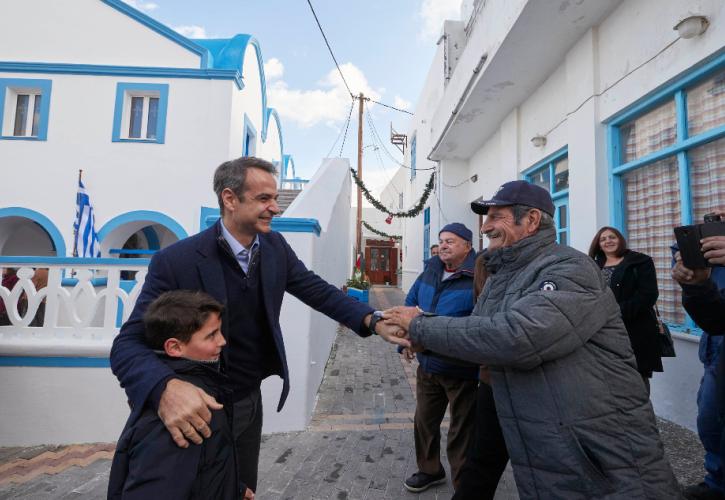 Μητσοτάκης από Κάσο: Θα υπάρξει μείωση του ΕΝΦΙΑ για τα μικρά νησιά το 2020