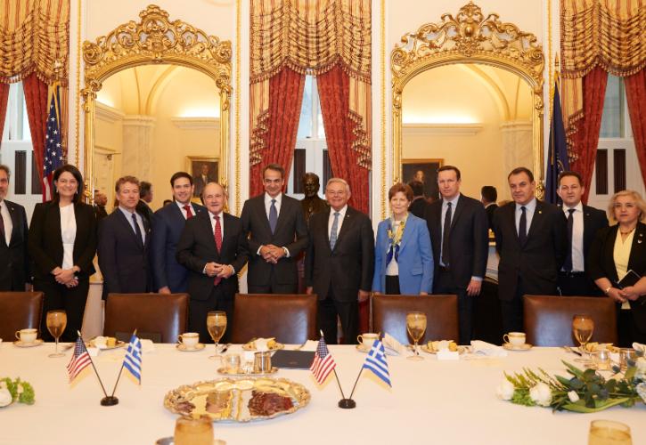 Τι συζήτησε ο Μητσοτάκης στο Κογκρέσο