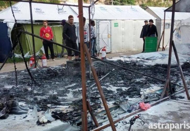 Εκτεταμένα επεισόδια στη Χίο κατά τη διάρκεια της νύχτας