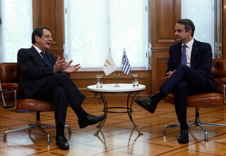 Αναστασιάδης σε Μητσοτάκη: Η τουρκική πρόκληση θα πρέπει να έχει παγκόσμια αντίδραση