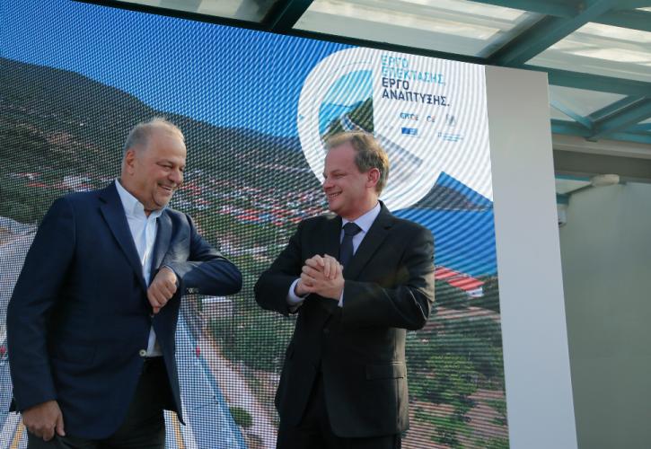 Εγκαινιάστηκε η νέα διπλή σιδηροδρομική γραμμή «Κιάτο - Ροδοδάφνη»