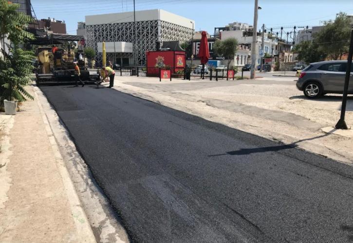 Δήμος Αθηναίων: Ασφαλτοστρώθηκαν 65 χιλιάδες τ.μ. δρόμων τον Αύγουστο (pic)