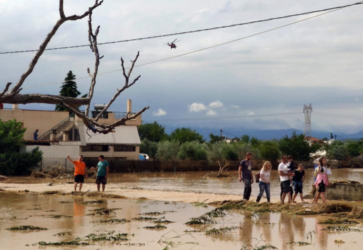 Εύβοια: Έπεσαν 300 τόνοι νερού ανά στρέμμα σε λιγότερες από 8 ώρες