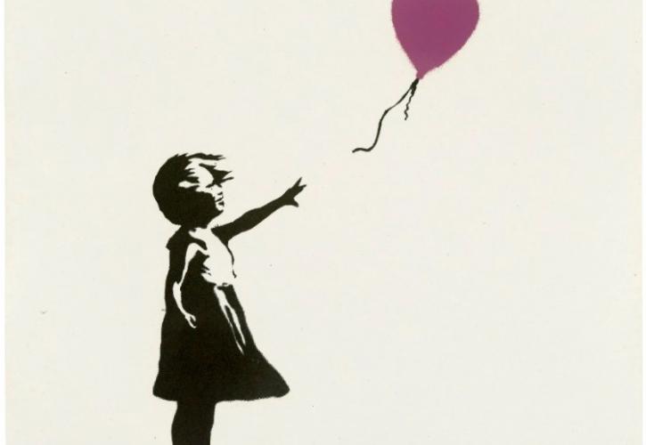 Τιμή ρεκόρ για «Το κορίτσι με το μπαλόνι» του Banksy (pic)
