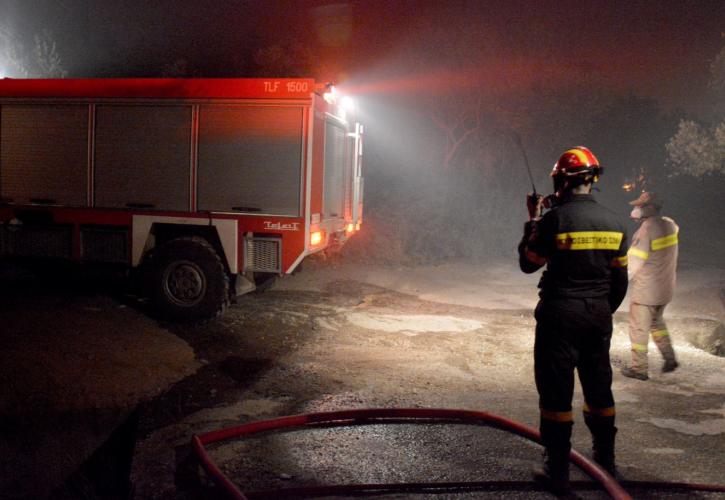 Ολονύχτια μάχη με τις φλόγες στην Αλεξανδρούπολη
