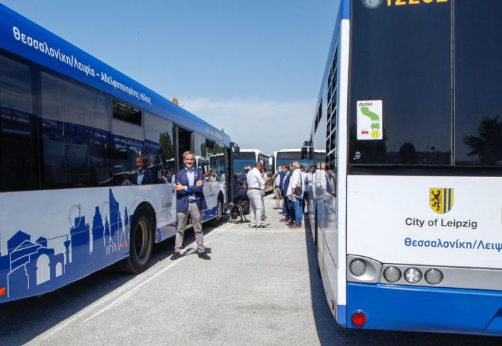 Ενισχύεται ο στόλος του ΟΑΣΘ – Παραδόθηκαν τα πρώτα 18 νέα λεωφορεία στη Θεσσαλονίκη (pics)