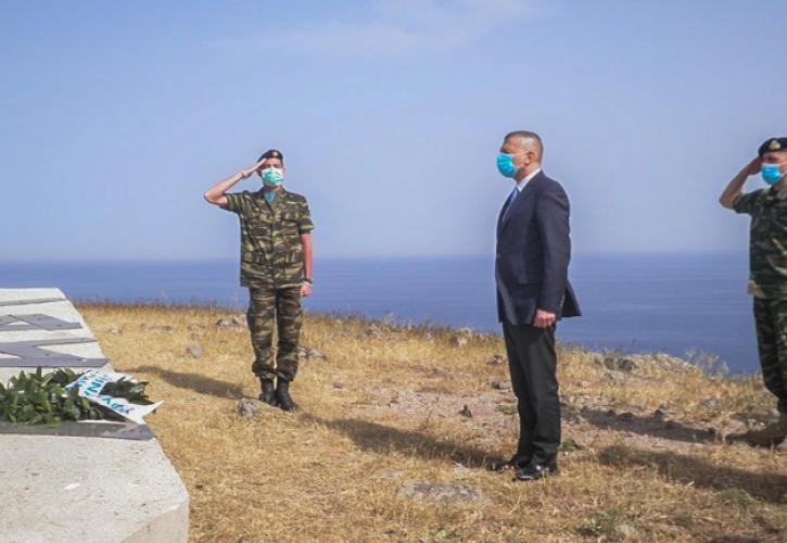 Στη Λήμνο ο υφυπουργός Εθνικής Άμυνας Αλκ. Στεφανής
