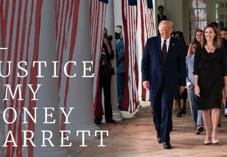 Νίκη για τον Ντόναλντ Τραμπ ο διορισμός της Έιμι Κόνι Μπάρετ στο Ανώτατο Δικαστήριο