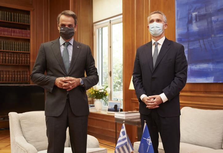 Μητσοτάκης σε Στόλτενμπεργκ: Η Τουρκία να κλείσει τον δρόμο της κρίσης και να ανοίξει τον δρόμο της λύσης