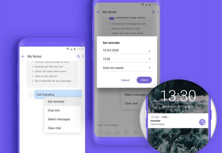 Viber: Νέο εργαλείο για την προσθήκη υπενθυμίσεων