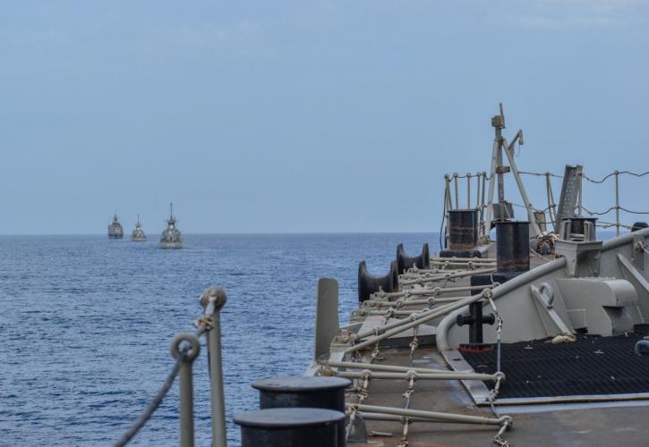 Κοινές ναυτικές ασκήσεις ΗΠΑ, Ιαπωνίας, Αυστραλίας και Φιλιππίνων στη Νότια Σινική Θάλασσα
