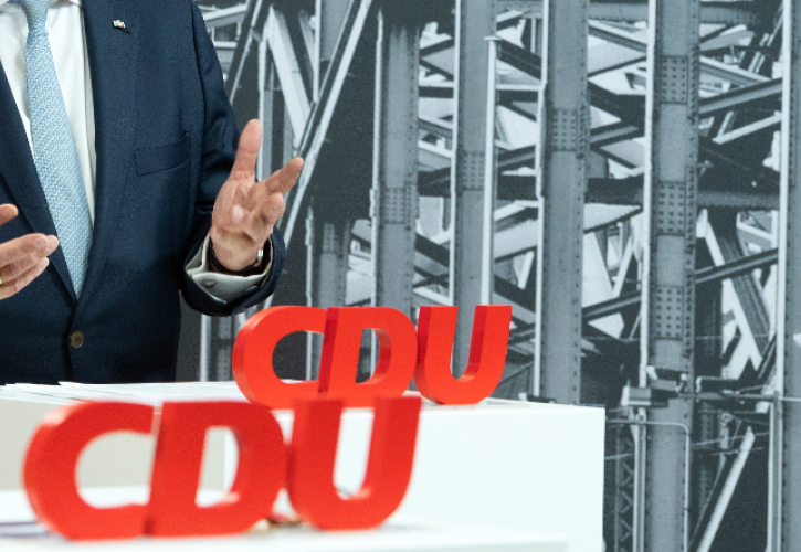 Γερμανία: Άνοδο καταγράφει η Χριστιανική Ένωση μία εβδομάδα μετά την εκλογή Μερτς στην ηγεσία του CDU