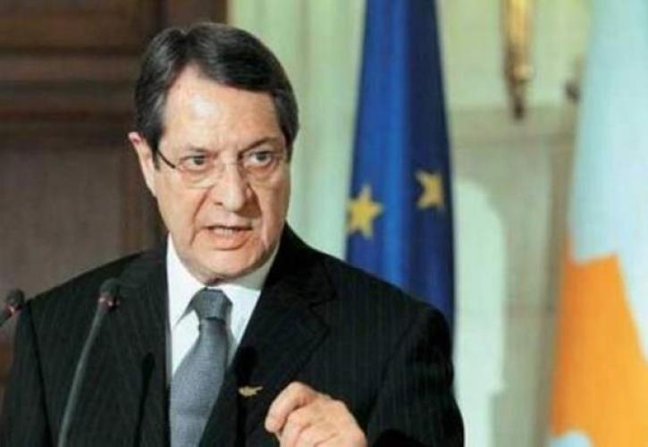 Αναστασιάδης: Η «έκφραση αλληλεγγύης» της ΕΕ να γίνει «αποφασιστικές ενέργειες»
