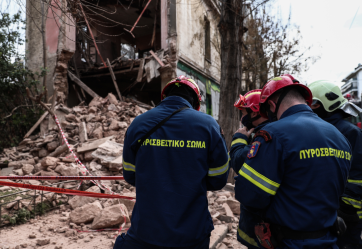 Κατέρρευσε μέρος παλιού κτηρίου στα Άνω Πατήσια