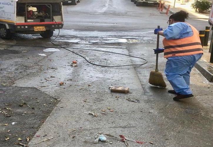 Δράση καθαριότητας του Δήμου Αθηναίων στην Κυψέλη
