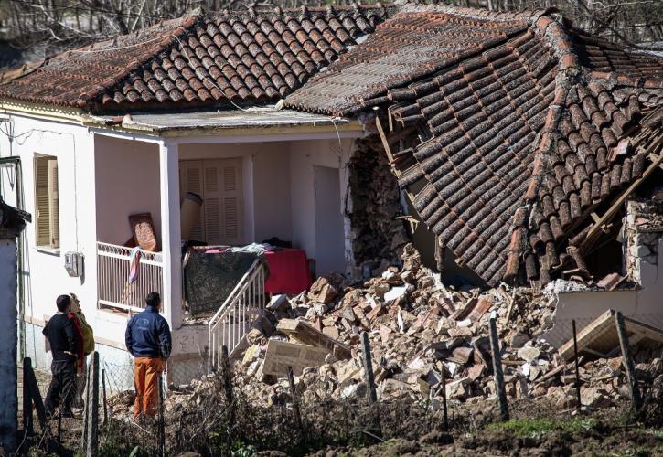 Στα 1.575 τα ακατάλληλα σπίτια από τον σεισμό στη Θεσσαλία