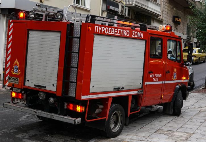 Μενδενίτσα Φθιώτιδας: Οι πυροσβέστες κυνηγούν τις φλόγες μέσα σε πυκνό πευκοδάσος