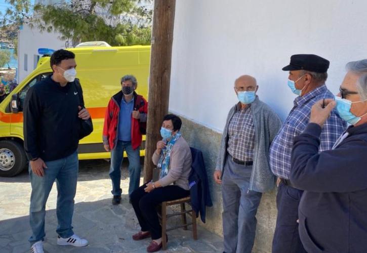 Κικίλιας: Προτεραιότητα της Επιχείρησης «Ελευθερία» οι εμβολιασμοί στα νησιά