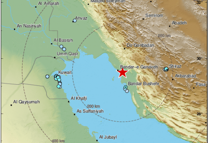 Σεισμός 5,9 Ρίχτερ στο νότιο Ιράν - Χωρίς αναφορές για θύματα