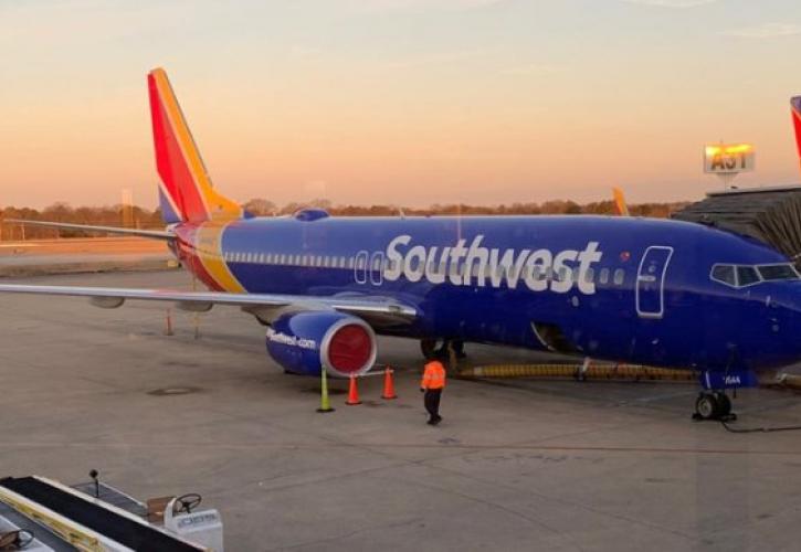 Southwest Airlines: Πλήγμα έως 350 εκατ. δολαρίων από τις ακυρώσεις πτήσεων στις ΗΠΑ
