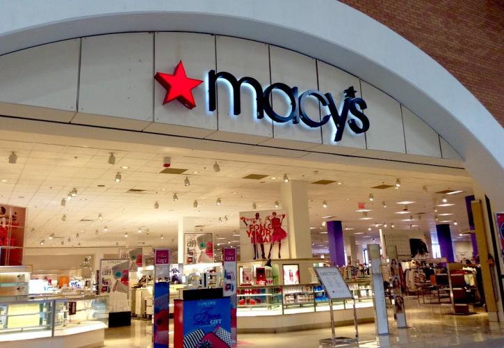 ΗΠΑ: Καλύτερα των προβλέψεων τα έσοδα της Macy's στο γ' τρίμηνο - «Ανθεκτική» η ζήτηση για τις πολυτελείς μάρκες