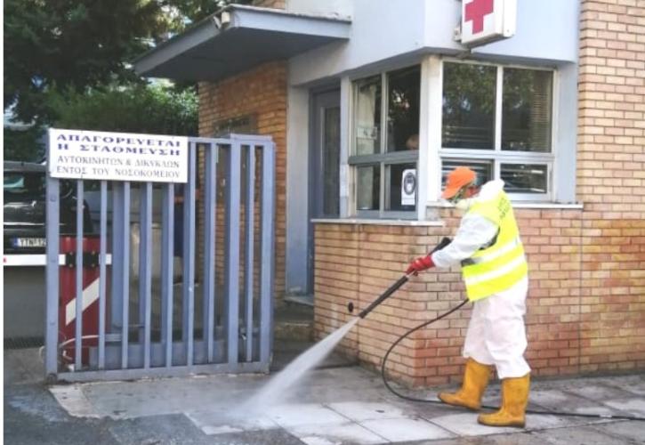Καθημερινές, μαζικές απολυμάνσεις στο Δήμο Αθηναίων (pics)
