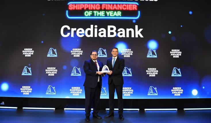 Η CrediaBank “Shipping Financier of the Year” στα Lloyd’s List Greek Shipping Awards