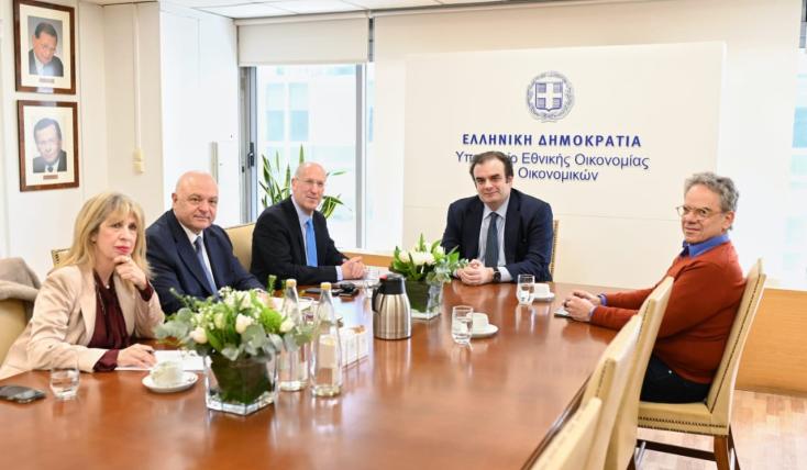 Πιερρακάκης: Συνάντηση με τον Διευθύνοντα Σύμβουλο του EBF και εκπροσώπους της ΕΕΤ